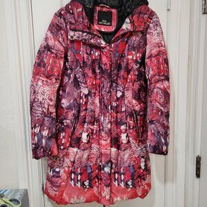 Women's Puffer Jacket | Mom Mee Mileid Down Coat With Hood | Size Medium